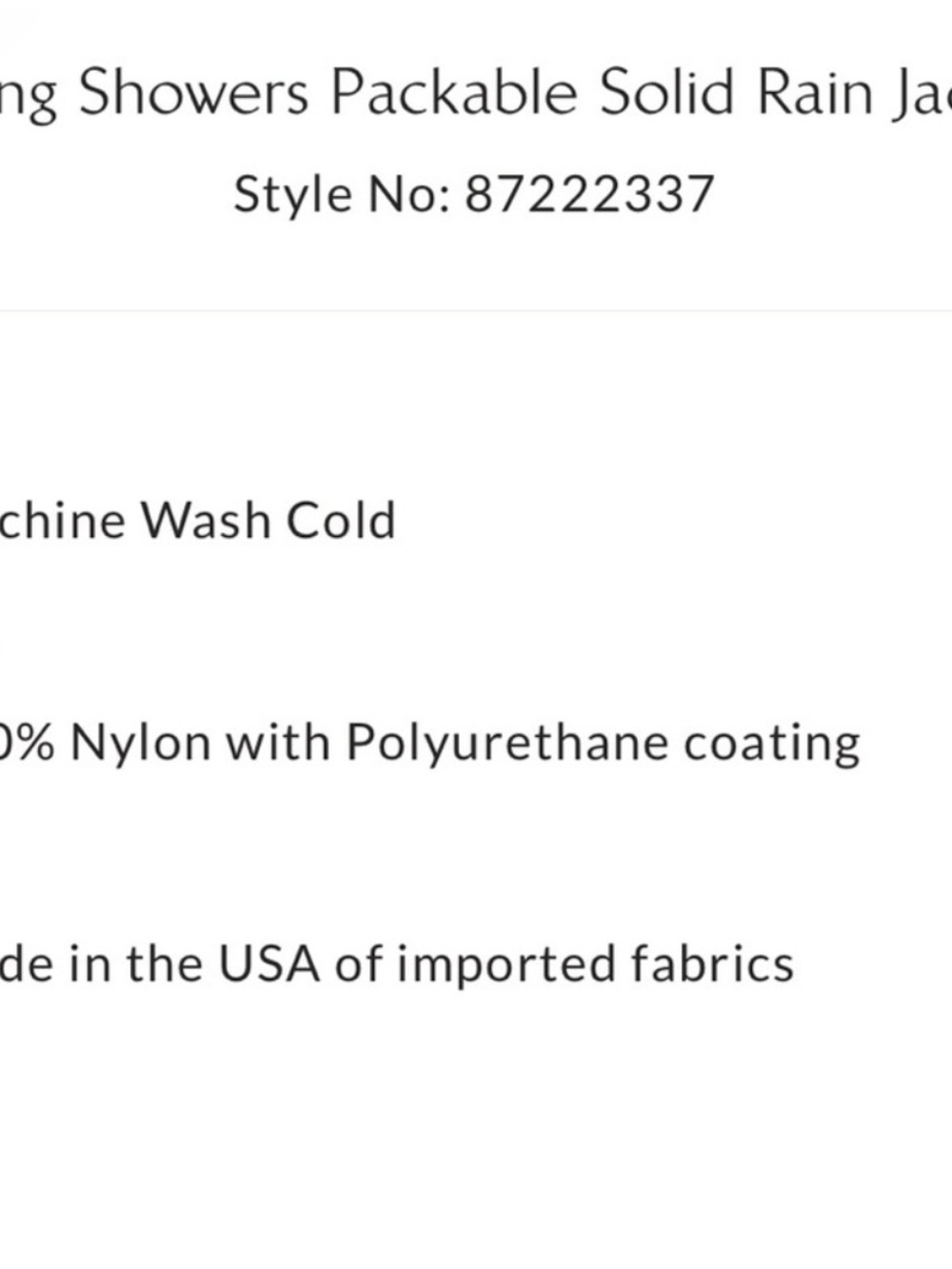 Free People Movement NWT Spring Showers Packable Rain Jacket - Picture 6 of 8